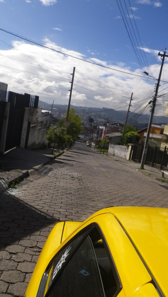 Letting go of the controls in a taxi