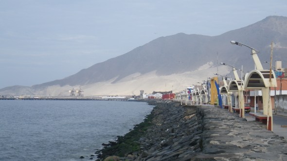 The coast in Chimbote