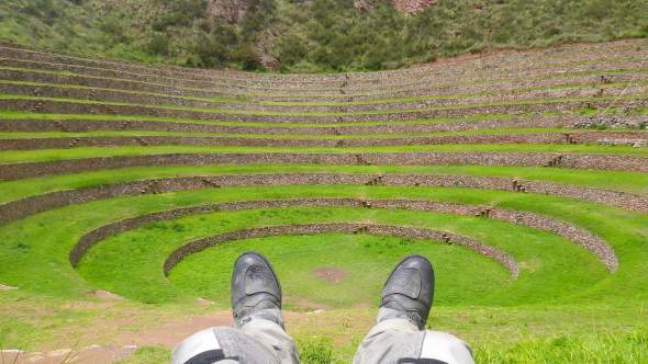 Getting used to hiking around in squeaky riding boots