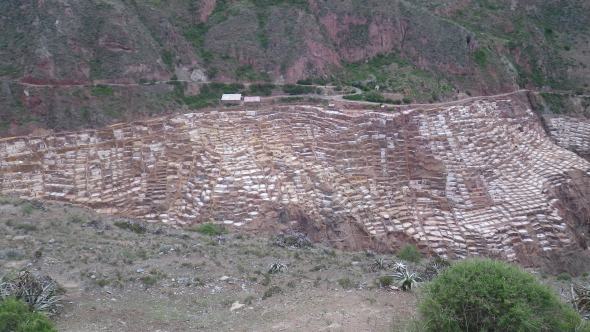 Salt ponds near Maras, Peru
