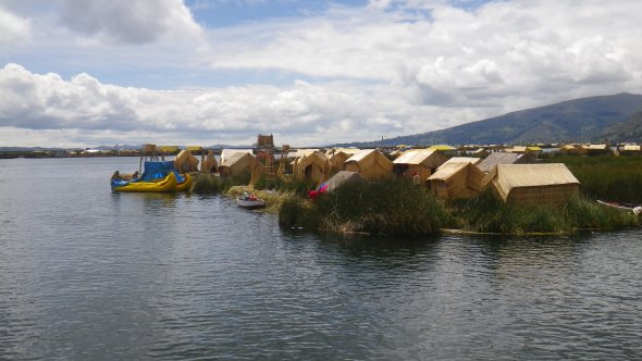 First sight of the floating islands