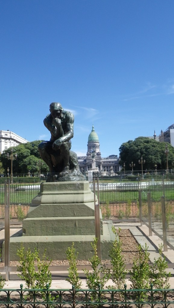 1 of 28 "The Thinker" statues around the world